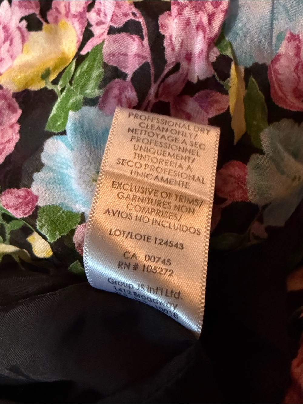 Amur Evita 100% Silk Gorgeous Floral Tiered Dress - Size 14 - Picture 7 of 7